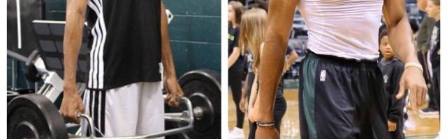 开云体育首页-字母哥增重23公斤！希腊怪物从瘦削控卫到肌肉战士