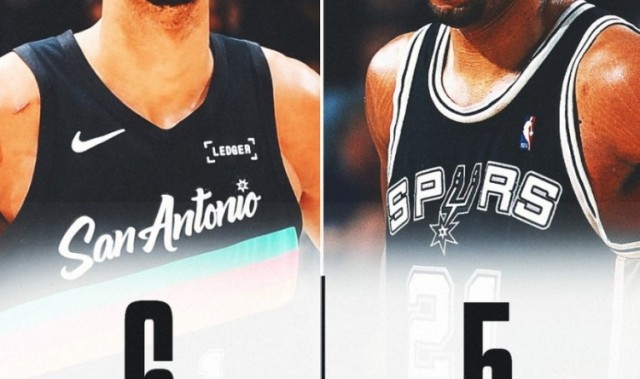 kaiyun正规平台-出战场次相差1236场！文班砍生涯第6次40+ 而邓肯只有5次